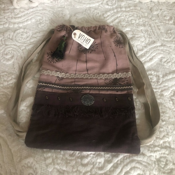 ENESCO VO-HO MODERN VINTAGE BOHO SHOULDER BAG/BACKPACK NWT - Picture 1 of 7